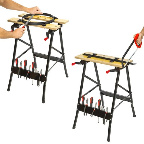 Folding trestle wooden work - folding,
